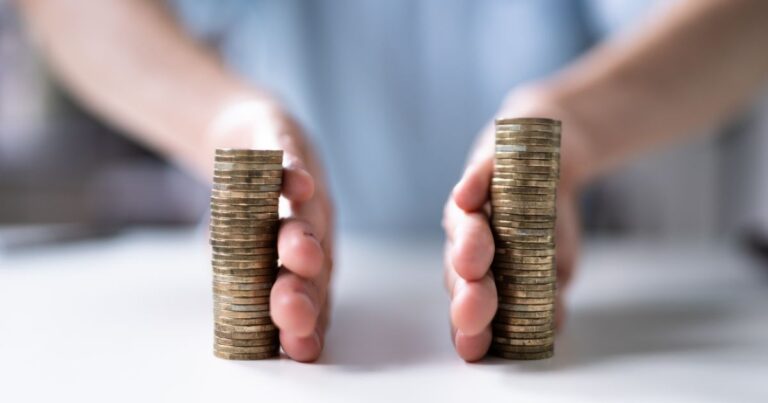 How is debt managed in a divorce?